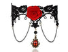 Rose Lace Tattoo Choker Necklace