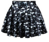 Skeleton Skull Print Gothic Skater Skirt