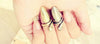 Finger Tip Gothic Snake Nail Ring