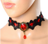 Retro Lace Faux Stone Gothic Necklace