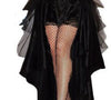 Victorian Gothic Burlesque Taffeta Lace Skirt