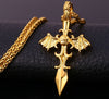 European Vintage Gothic Cross Necklace