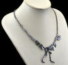 Gothic Dinosaur Skeleton Necklace