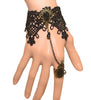 Handmade Gothic Lace Flower Finger Bracelet