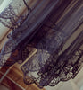 Gauze Sheer Tulle Lace Gothic Maxi Skirt