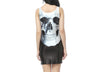 Skull Gothic Tank Tight Vest Dress